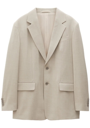 Filippa K single-breasted mélange blazer - Neutrals