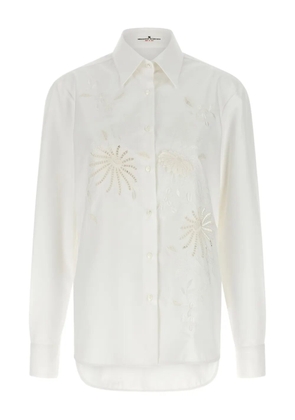 Ermanno Scervino embroidery-floral shirt - White
