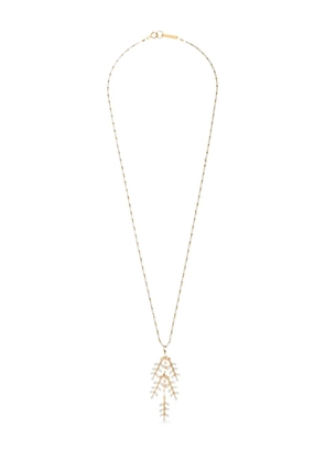 ISABEL MARANT leaf-pendant necklace - Gold