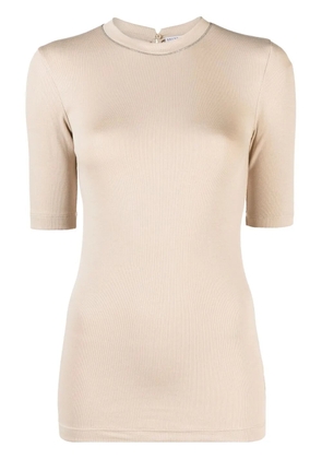 Brunello Cucinelli short-sleeve T-shirt - Neutrals