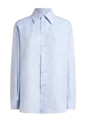 ETRO paisley jacquard shirt - Blue