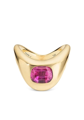 ZAHN-Z cushion pink ring - Gold