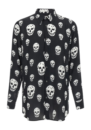 Alexander McQueen skull-print shirt - Black