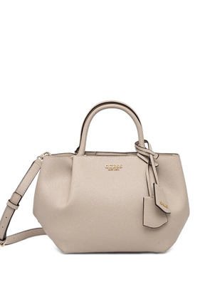GUESS USA Amorette logo-lettering tote bag - Neutrals