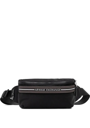 Armani Exchange logo-detail belt bag - Black