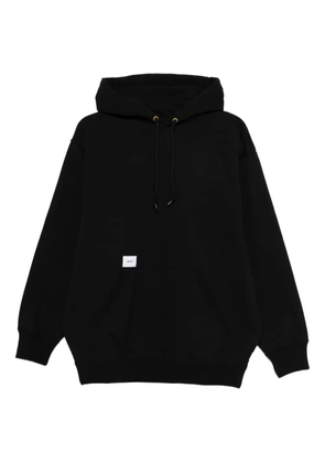 WTAPS Sign-YD cotton hoodie - Black