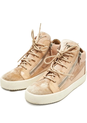 Giuseppe Zanotti Vintage Frankie leather high-top sneakers - Neutrals