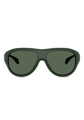 Moncler Eyewear matte-finish sunglasses - Green