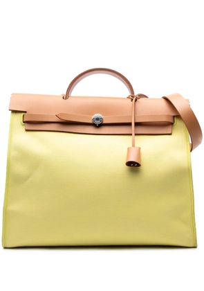 Hermès Pre-Owned 2013 Toile Herbag Zip 39 satchel - Brown