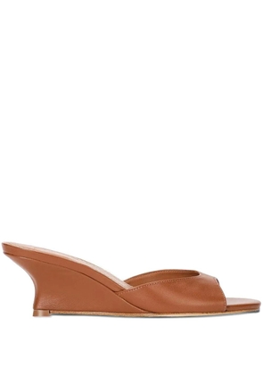 STAUD Brigitte wedge sandals - Brown