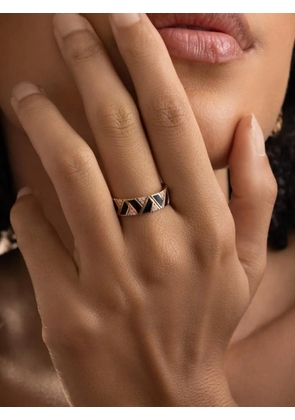 Alessa Jewelry diamond binary ring - Gold