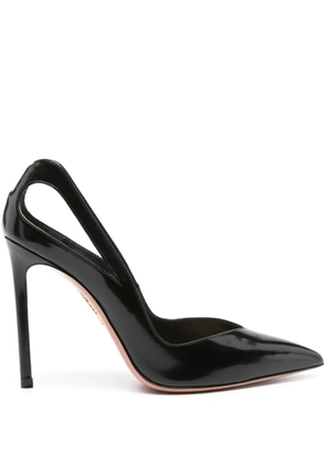 Aquazzura Sheeva 105mm cut-out pumps - Black