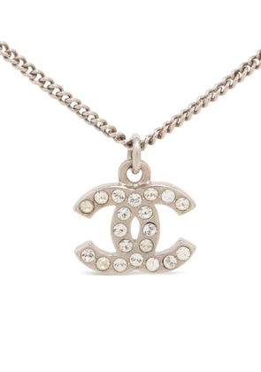 CHANEL Pre-Owned 2010 rhinestone necklace - Silver