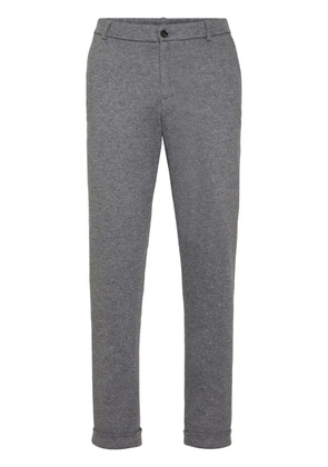 Billionaire wool-silk tapered trousers - Grey