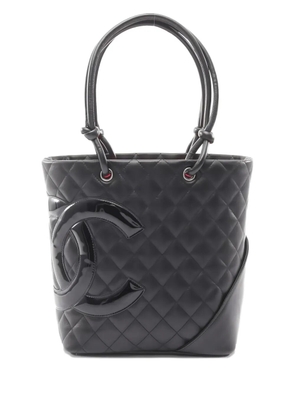 CHANEL Pre-Owned medium Cambon Ligne tote bag - Black