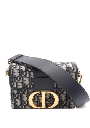 Christian Dior Pre-Owned 10s 30 Montaigne jacquard cross body bag - Blue