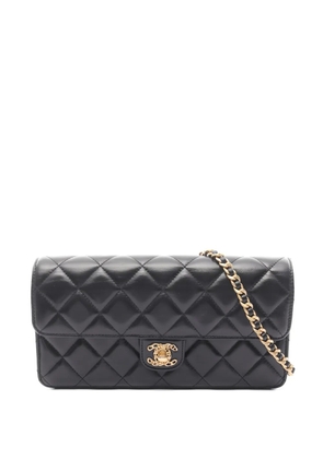 CHANEL Pre-Owned 2021 CC turn-lock shoulder bag - Black