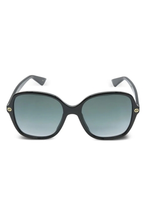 Gucci Pre-Owned round-frame sunglasses - Black