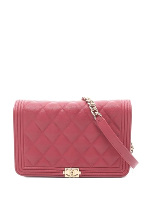 CHANEL Pre-Owned 2019 CC-logo cross body bag - Red