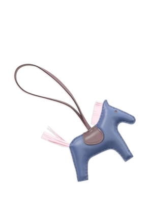 Hermès Pre-Owned 2022 MM Rodeo horse bag charm - Blue