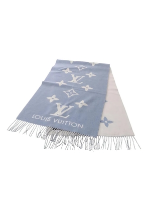 Louis Vuitton Pre-Owned 2019 monogram cashmere scarf - Blue