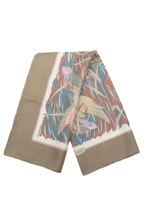 Hermès Pre-Owned 2010-2025 Cols Verts Silk Scarf scarves - Pink