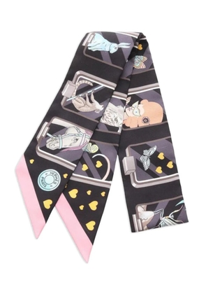 Hermès Pre-Owned 2000s silk scarf - Black