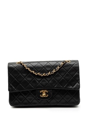CHANEL Pre-Owned 1989-1991 Medium Classic Lambskin Double Flap shoulder bag - Black