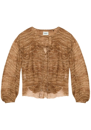 MARANT ÉTOILE Advika top - Brown