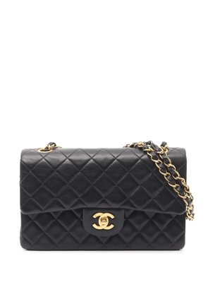 CHANEL Pre-Owned 1994-1996 Small Classic Lambskin Double Flap shoulder bag - Black