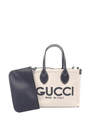 Gucci Pre-Owned mini print canvas tote bag - Neutrals