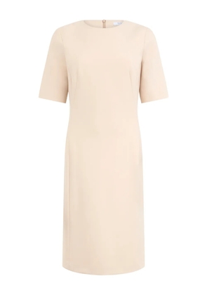 Peserico short-sleeve midi dress - Neutrals