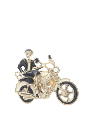 CHANEL Pre-Owned 1986-1988 Mademoiselle brooch - Gold