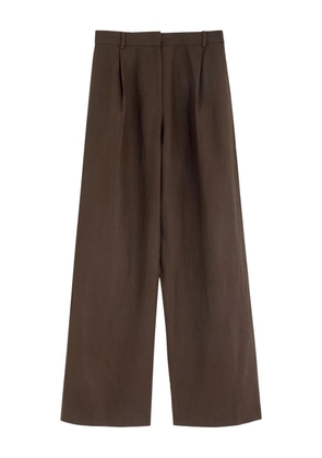 Faithfull the Brand Stevie pleated trousers - Brown