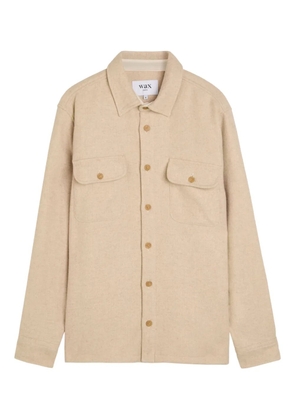 Wax London button pocket shirt - Neutrals