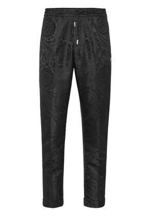 Billionaire jacquard trousers - Black