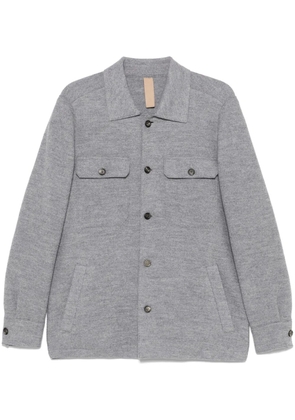 Eleventy wool shirt jacket - Grey