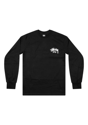 Stüssy round-neck long-sleeve top - Black