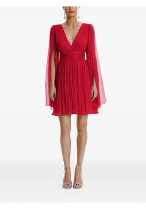 FRAMBOISE Palmer V-neck mini dress - Red