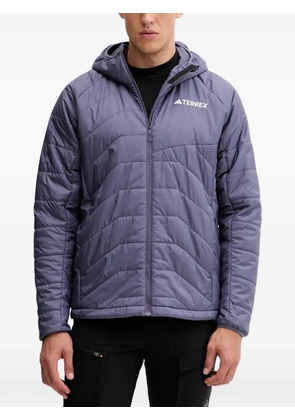 adidas hooded zip-fastening jacket - Grey