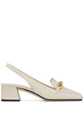 Jimmy Choo 45mm Diamond Tilda slingback pumps - Neutrals