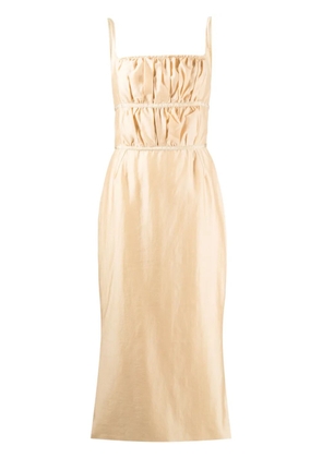 Rejina Pyo Nym ruched midi dress - Yellow