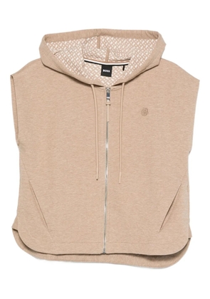 BOSS sleeveless hoodie - Neutrals