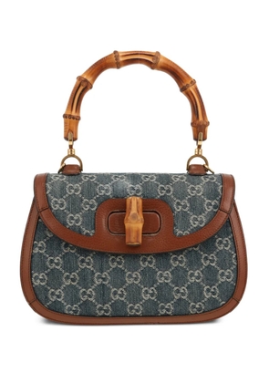 Gucci Pre-Owned 2020 Bamboo denim handbag - Blue