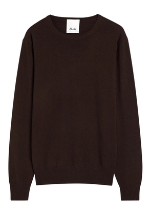 Allude crew-neck sweater - Brown