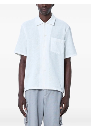 OUR LEGACY crochet pocket shirt - White