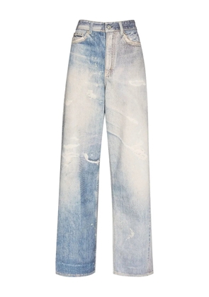 OUR LEGACY full cut distressed jeans - Blue