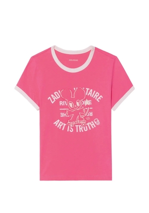 Zadig&Voltaire Woos Ringer graphic T-shirt - Pink
