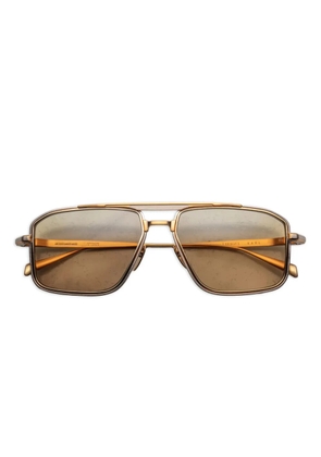Jacques Marie Mage square-frame sunglasses - Gold