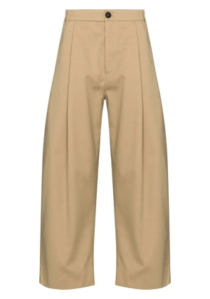 Studio Nicholson cropped wide-leg trousers - Neutrals